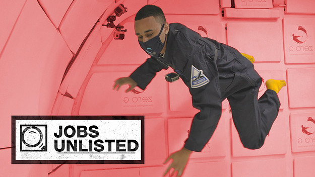 Surviving The “Vomit Comet” & Becoming an Astronaut in Zero Gravity | Jobs Unlisted 