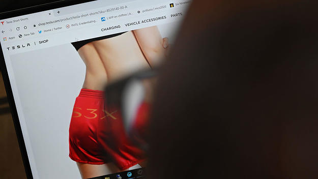Tesla short shorts
