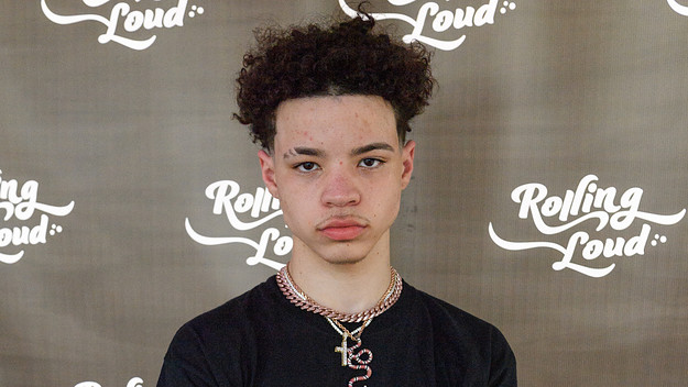 Lil Mosey poses for a portrait during day two of Rolling Loud