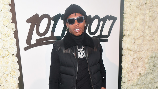 Rapper Lil Baby attends Gucci Mane Black Tie Gala