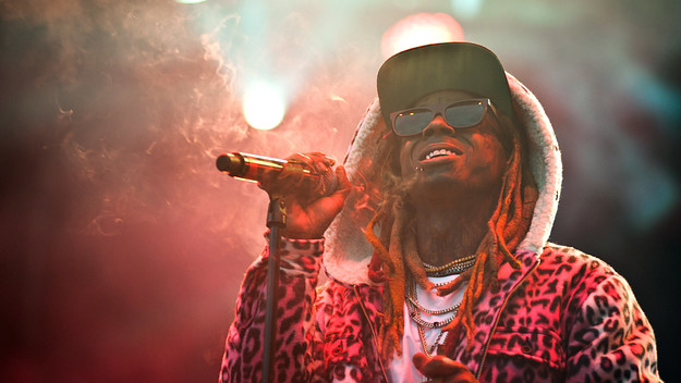 Lil Wayne performs on day one of the 2018 Bumbershoot Festival