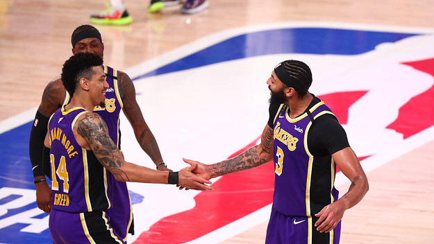 Danny Green Anthony Davis Nuggets Lakers 2020