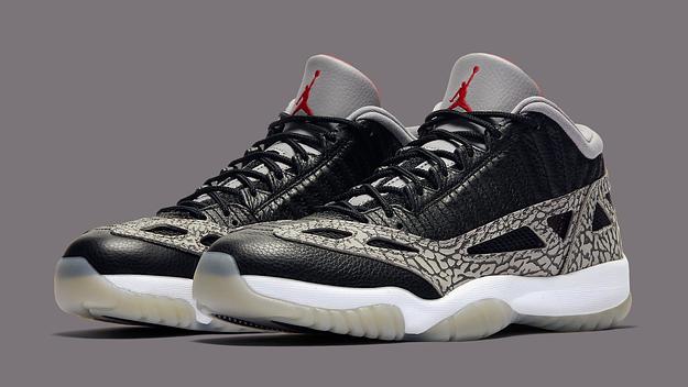 Air Jordan 11 Retro Low IE 'Black Cement' 919712 006 Pair