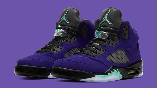 Air Jordan 5 Retro 'Alternate Grape' 136027 500 Pair