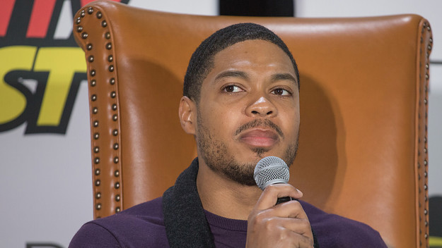 Actor Ray Fisher attends "Cyborg Culture" during Celebrity Fan Fest