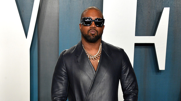 Kanye West attends the 2020 Vanity Fair Oscar party