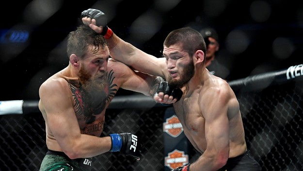 Conor McGregor Khabib Numagomedov Oct 2018