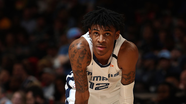 Ja Morant #12 of the Memphis Grizzlies