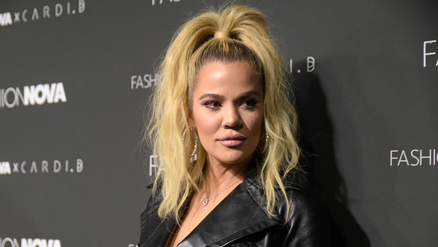 Khloe Kardashian attends the Fashion Nova x Cardi B collaboration launch event.