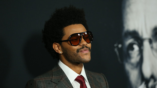 The Weeknd attends the premiere of A24's "Uncut Gems."