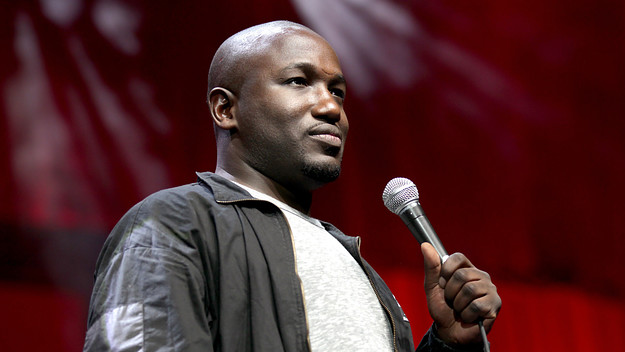Hannibal Buress performs onstage at The Bill Graham Stage during Colossal Clusterfest.