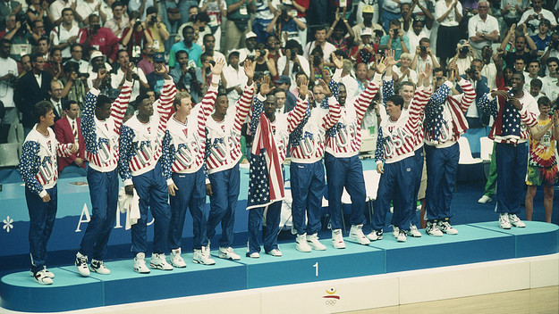 American basketball players of the Dream Team