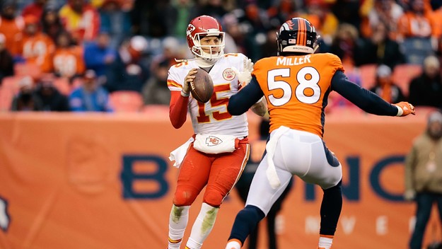 Patrick Mahomes Chiefs Broncos 2017 Debut