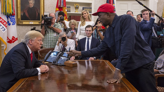Kanye West and Trump