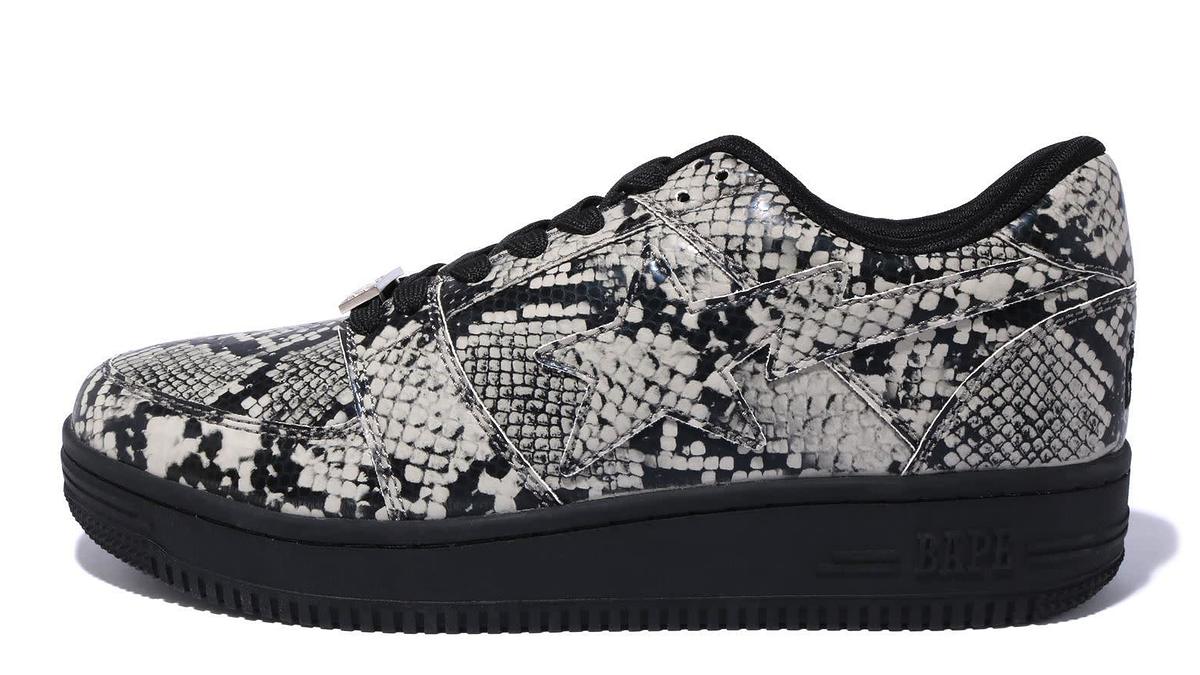 Bape Bapesta Low 'Snakeskin'