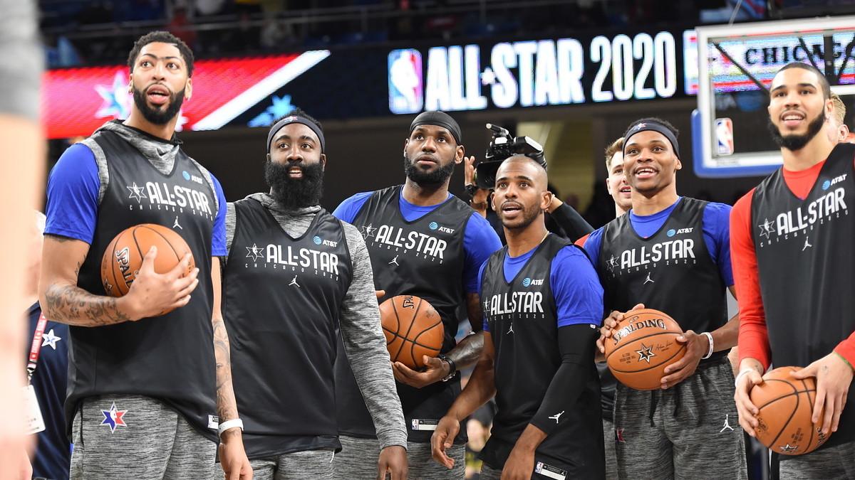 NBA All Star Practice Team LeBron