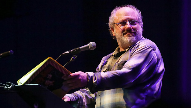 Hal Willner performs at a celebration of the 60th anniversary of Allen Ginsberg's Howl.