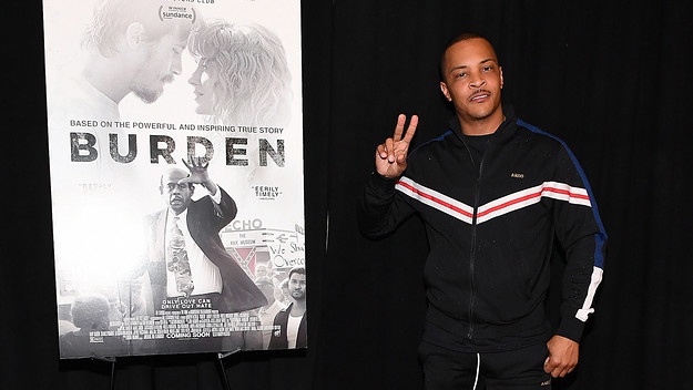 T.I. attends the "Burden" Atlanta Red Carpet Screening