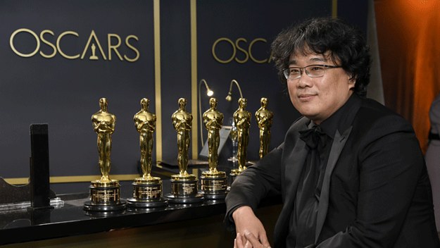 Bong Joon ho attends the 92nd annual Academy Awards.