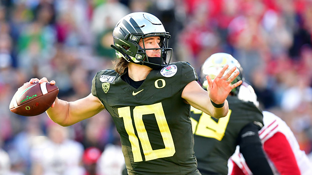 Justin Herbert Oregon Wisconsin 2020