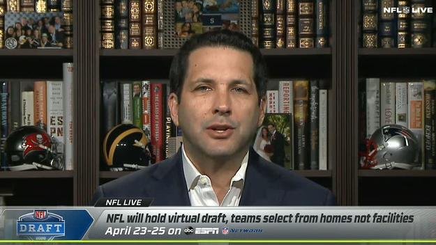Adam Schefter ESPN Bookshelf 1