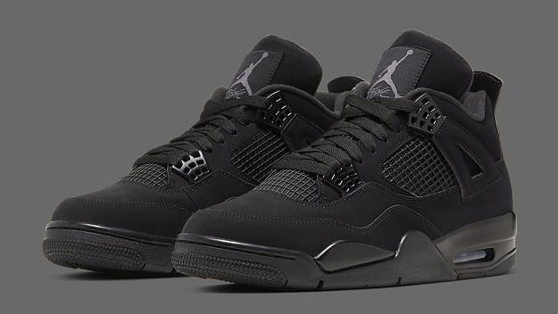 air jordan 4 iv retro black cat 2020 cu1110 010 pair