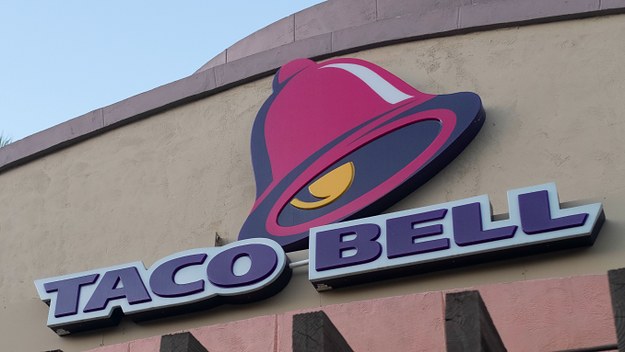 Taco Bell logo is seen in Mountain View, California
