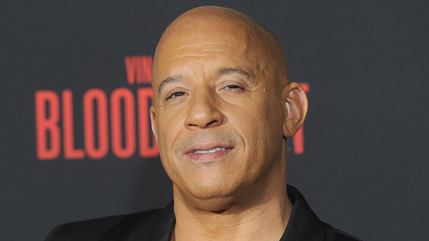 Vin Diesel arrives for the Premiere Of Sony Pictures' "Bloodshot."