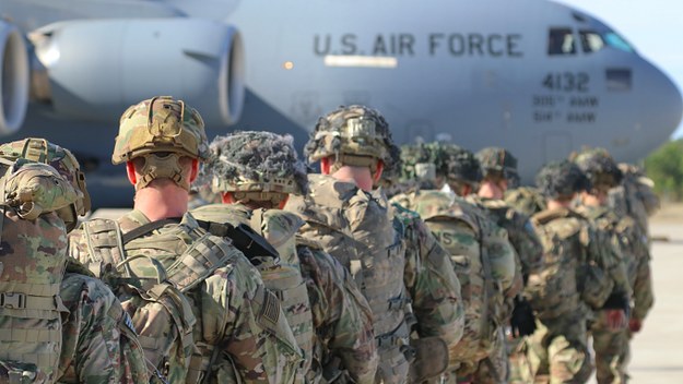This handout picture released by the US Army