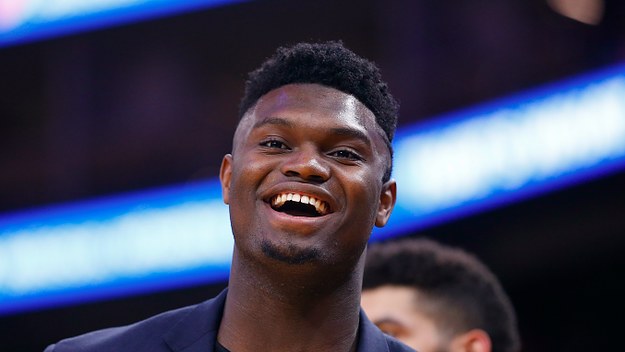 Zion Williamson #1 of the New Orleans Pelicans