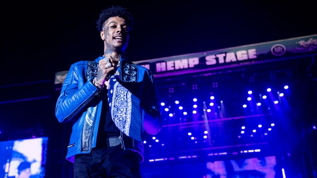 Blueface performs.