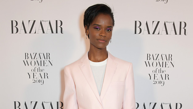 Letitia Wright attends the Harper's Bazaar Women of the Year Awards 2019.