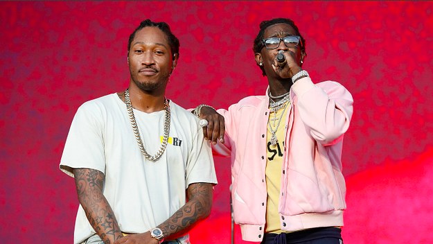 Future and Young Thug perform onstage during Day 2 at The Meadows Music & Arts Festival