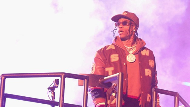 Travis Scott performs during his 2nd annual Astroworld festival.