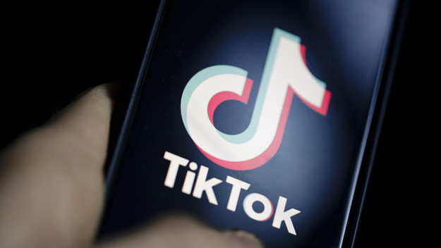 The logo of chinese media app for creating and sharing short videos TikTok.