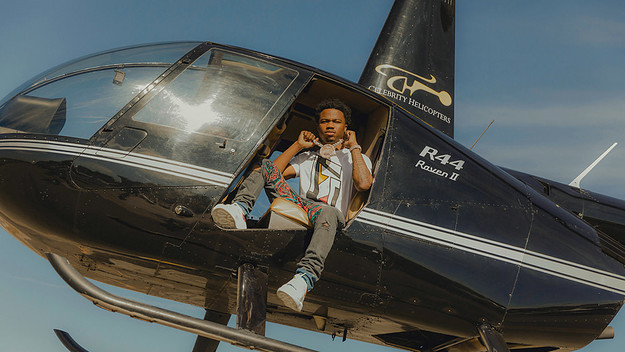 Roddy Ricch poses for his Complex interview