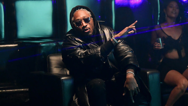 Rapper Future seen on Set of DVSN "No Crying."