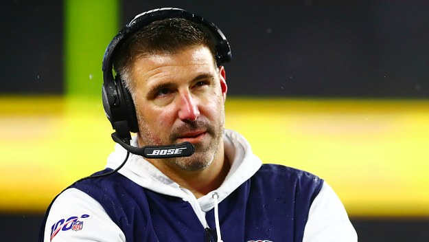 Head coach Mike Vrabel of the Tennessee Titans