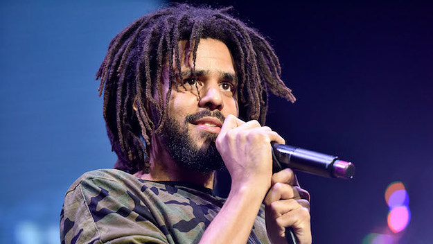 J. Cole performs onstage during the Real 92.3 Real Show.