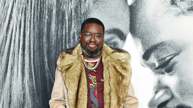 Lil Rel Howery attends the world premiere of "The Photograph"