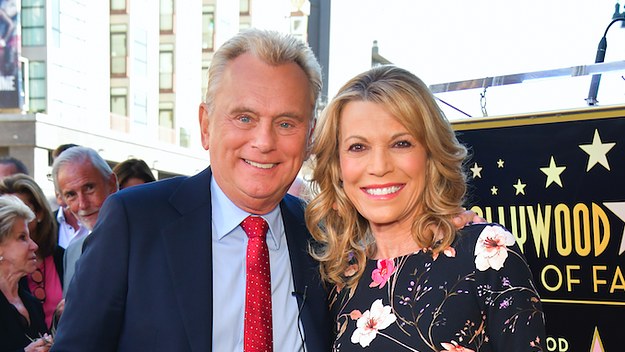 Vanna White and Pat Sajak