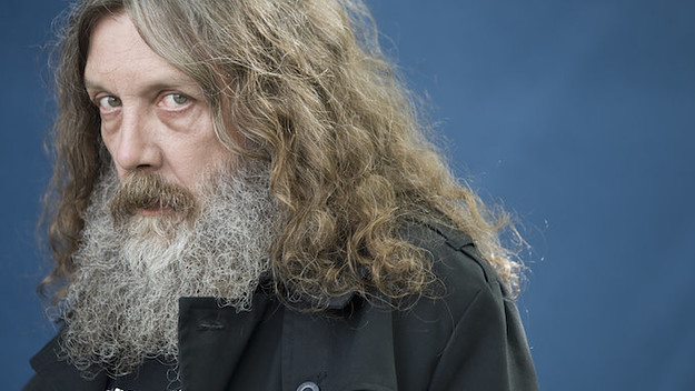 Alan Moore pictured at the Edinburgh International Book Festival.