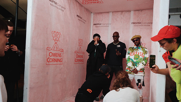 Complex Backstage With Westside Gunn and Virgil Abloh at Off White Fall Winter 2020 Runway Show