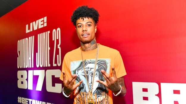 Blueface attends the BET Awards 2019