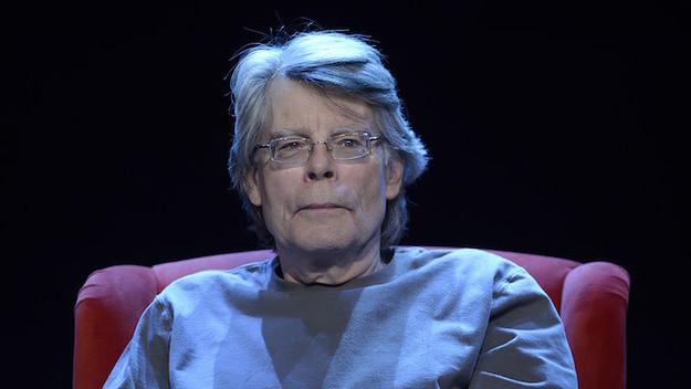 Stephen King poses during a portrait session in Paris, France.