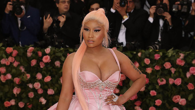 Nicki Minaj attends the 2019 Met Gala.