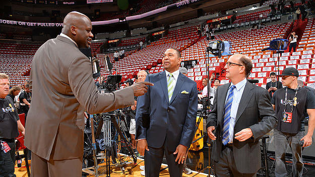 Shaw Mark Jackson Jeff Van Gundy 2014 NBA Finals