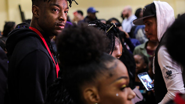 This is a photo of 21 Savage.