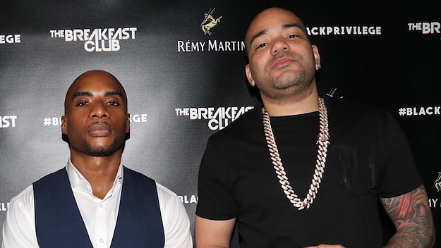 Charlamagne Tha God and DJ Envy attend "Black privilege" Book Launch.