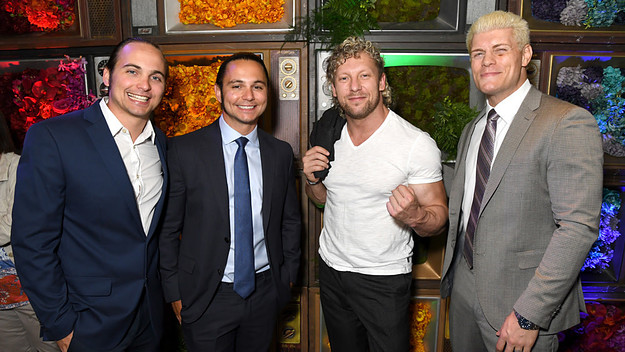 Nick Jackson, Matt Jackson, Kenny Omega and Cody Rhodes